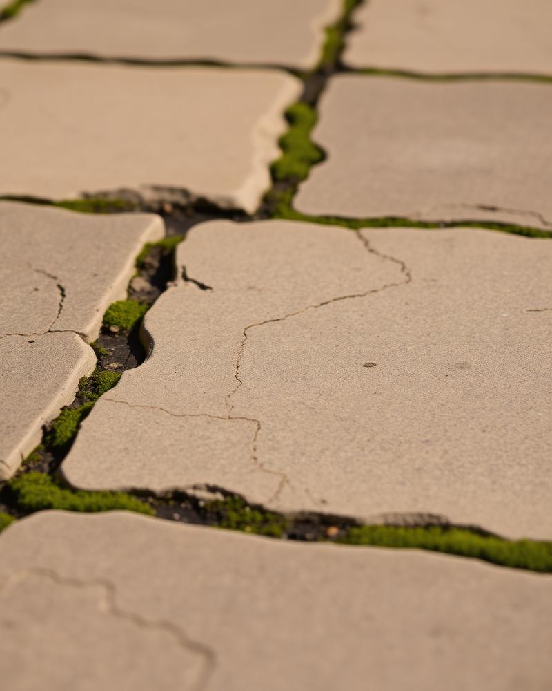 Sandstone paving detail laid by Belmont Landscaping